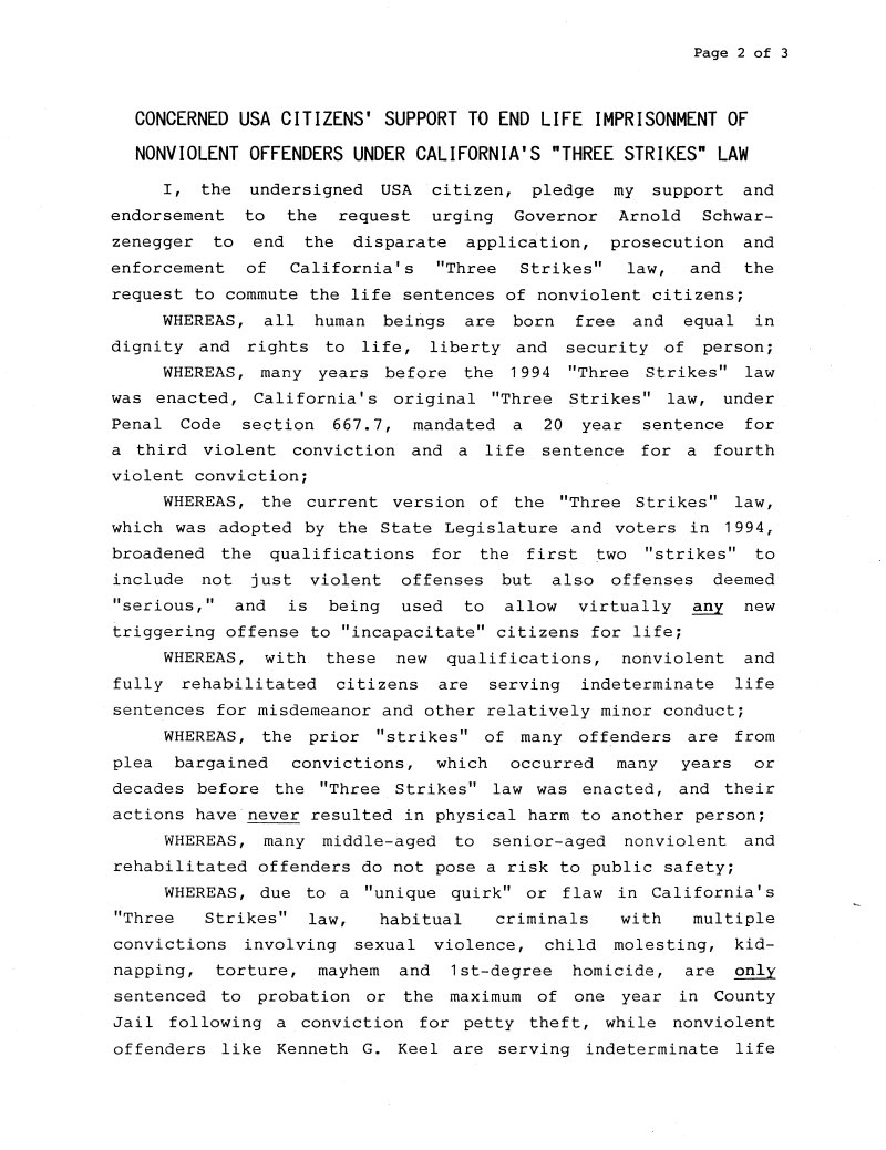 Image of letter from Keel.